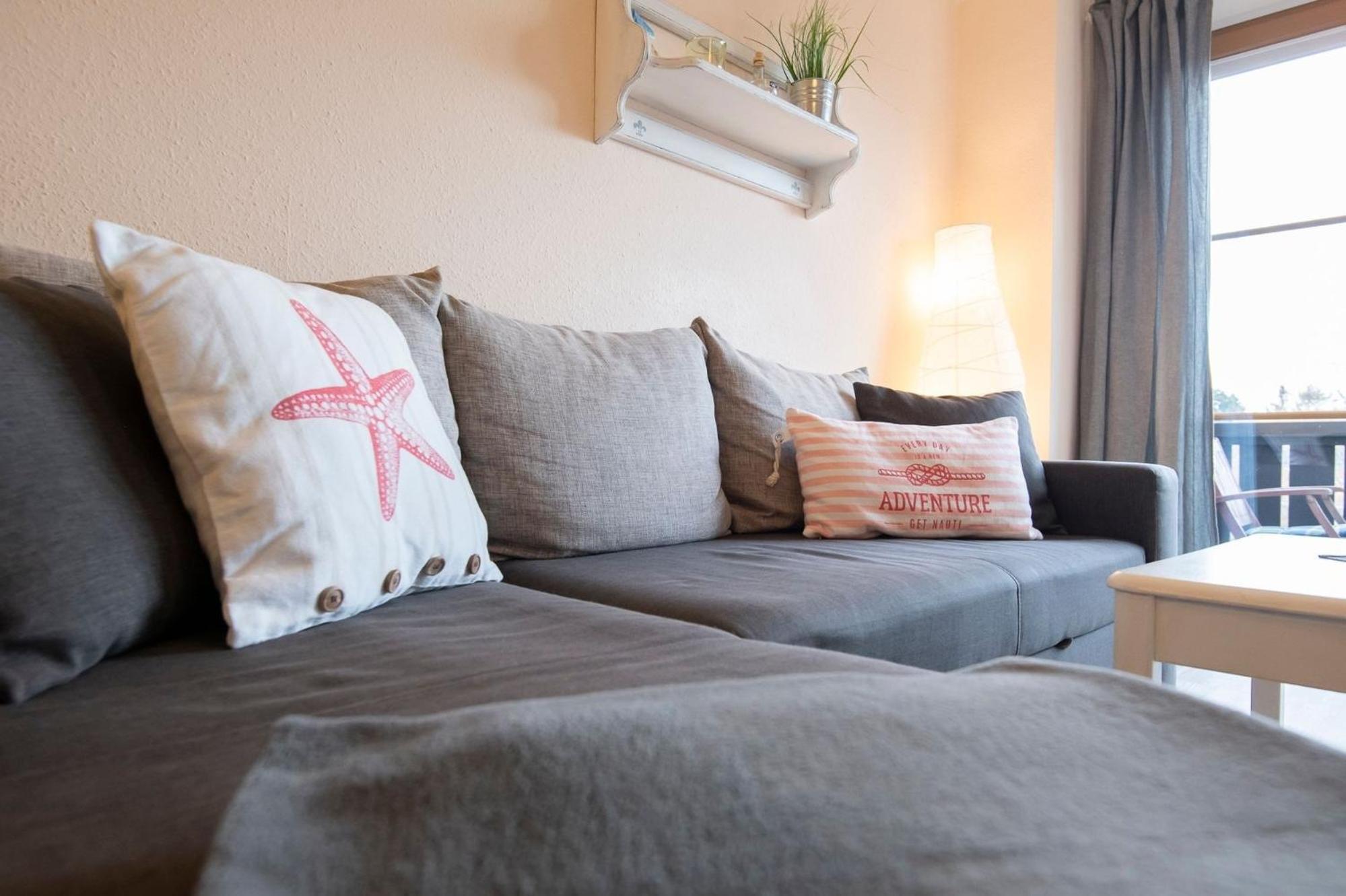 Ferienwohnung Auenblick mit Balkon An der Aue 9b Dahme  Exterior foto