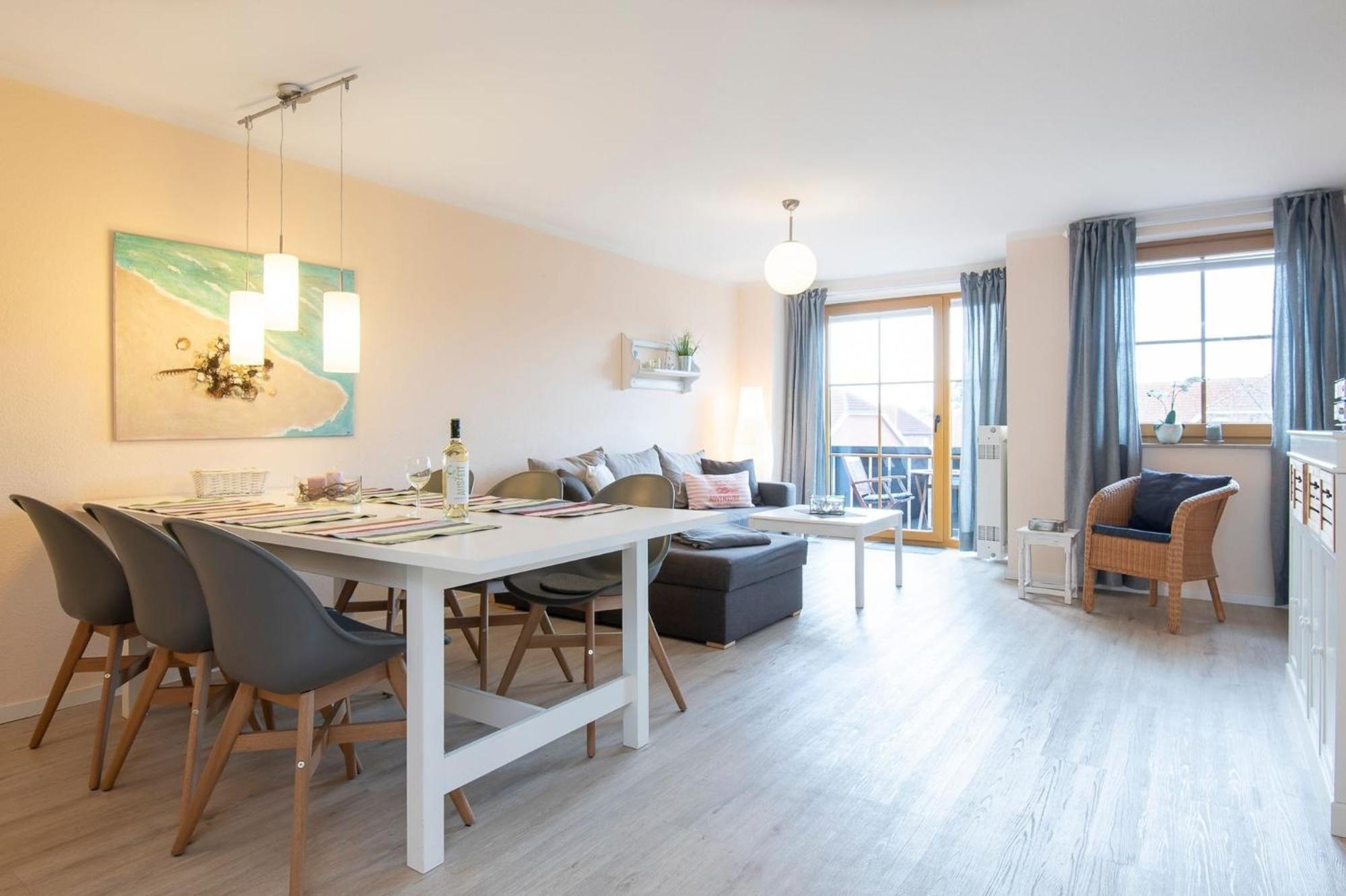 Ferienwohnung Auenblick mit Balkon An der Aue 9b Dahme  Exterior foto